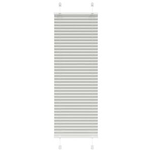 vidaXL pliss&eacute;gardin lys gr&aring; 40x100 cm Stoff Bredde 39,4 cm Polyester