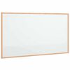 vidaXL Magnetisk whiteboardtavle med ramme i heltre furu 100x55 cm