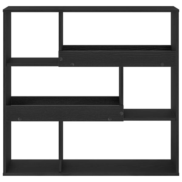 vidaXL Bokhylle Svart Eik 100 x 33 x 94,5 cm Konstruert tre