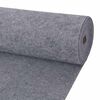 vidaXL Teppe Gr&aring; 1,2 x 10 m Polyester