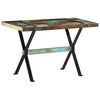 vidaXL Spisebord 120x60x76 cm gjenvunnet heltre