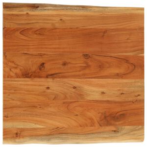 vidaXL Bordplate 40x40x3,8 cm firkantet heltre akasie naturlig kant