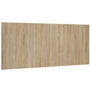 vidaXL Sengegavl sonoma eik 200x1,5x80 cm konstruert tre