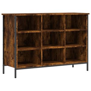 vidaXL Skoskap r&oslash;kt eik 100x35x70 cm konstruert tre