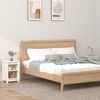 vidaXL Nattbord 2 stk hvit 40x35x55 cm heltre furu