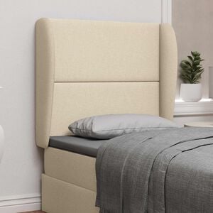 vidaXL Hodegjerde &Oslash;re Krem 80 x 23 x 6 cm stoff