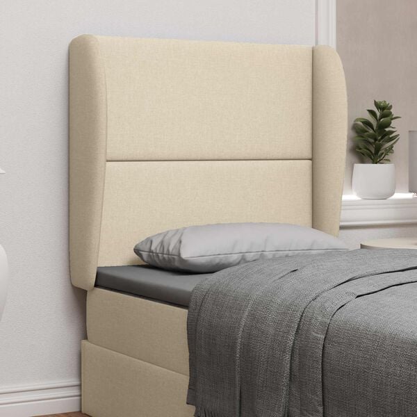 vidaXL Hodegjerde &Oslash;re Krem 80 x 23 x 6 cm stoff