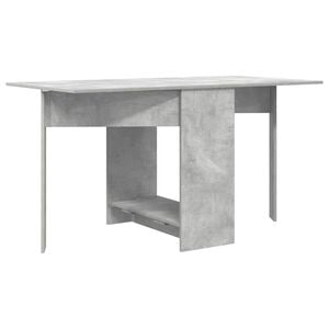 vidaXL Spisebord 138 x 70 x 73,5 cm Konstruert tre Betonggr&aring;