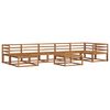vidaXL Utend&oslash;rs sofa-sett 8 pcs Naturlig Solid akasietre