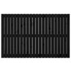 vidaXL Veggmontert sengegavl svart 140x3x90 cm heltre furu