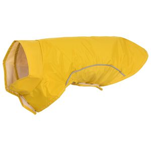 vidaXL Hunde regnfrakk med refleksstrimler polyester gul XXS