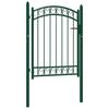 vidaXL Porter EMMEN 104 x 98,5 cm L&aring;sbar Pulverlakkert st&aring;l Green