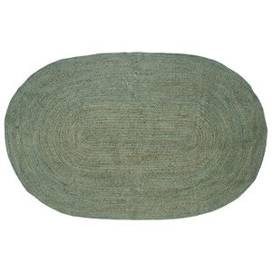 vidaXL Omr&aring;detepper Olivengr&oslash;nn 205 x 305 cm Jute