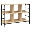 vidaXL Skjenk Sonoma eik 102x32x73,5 cm konstruert tre