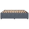 vidaXL Sengeramme uten madrass mørkegrå Super King fløyel