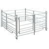vidaXL Sauebinge 4 paneler galvanisert st&aring;l 137 x 137 x 92 cm