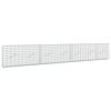 vidaXL Gabion med 3,5 mm tr&aring;d og 5x10 cm mesh 350x10x50 cm