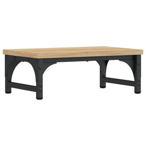 vidaXL Skjermstativ sonoma eik 37x23x14 cm konstruert tre
