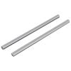 vidaXL Gjenget Stang 2 pcs s&oslash;lv M6 x 120 mm (Gjengediameter x L)
