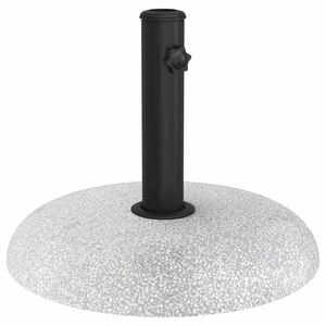 vidaXL Parasollfot 20.9 kg Lysegr&aring; Betong Rund
