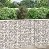 vidaXL Gabion h&oslash;ybed trapesform galvanisert st&aring;l 100x20x100 cm