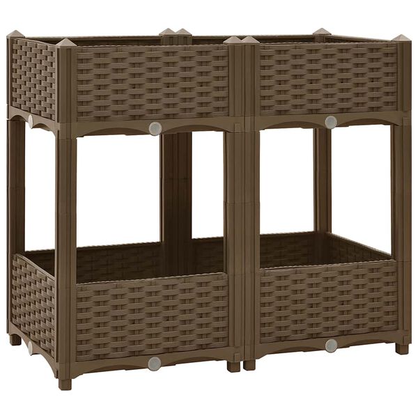 vidaXL H&oslash;ybed 80x40x71 cm polypropylen