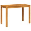 vidaXL Utend&oslash;rs spisebord 110x55x75 cm heltre akasie