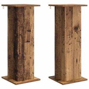 vidaXL Planteholder 2 pcs Gammelt tre 30,5 x 30 x 80,5 cm