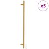 vidaXL Skaph&aring;ndtak 5 stk gulv 480 mm rustfritt st&aring;l