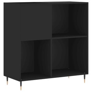 vidaXL Hifi-benk svart 84,5x38x89 cm konstruert tre