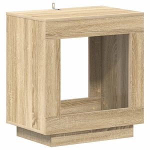 vidaXL Sidetabell Sonoma eik 60 x 40 x 65 cm Konstruert tre
