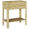 vidaXL H&oslash;y Plantekasse Brun 85,5 x 46,5 x 96 cm Impregnert furu