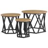 vidaXL Nesting Sidebord 3 stk. Artisan Eik 53 x 53 x 40 cm
