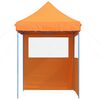 vidaXL Partytelt Oransje 200 x 200 x 306 cm Oxford Stoff