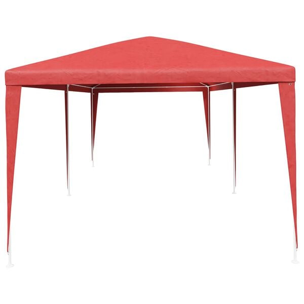 vidaXL Partytelt R&oslash;d 600 x 300 x 255 cm PE og st&aring;l