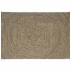 vidaXL Omr&aring;detepper Naturlig og svart 200 x 290 cm Jute