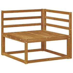 vidaXL Ute Hj&oslash;rnesofa Naturlig 83 x 83 x 73 cm Solid akasietre