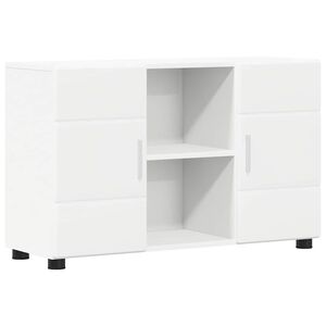 vidaXL Serviesskap FLORIN 88,5 x 30,5 x 55,5 cm Hvit Konstruert tre