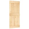 vidaXL Skyved&oslash;r NARVIK Naturlig og svart 90 x 210 cm (213,5 cm)