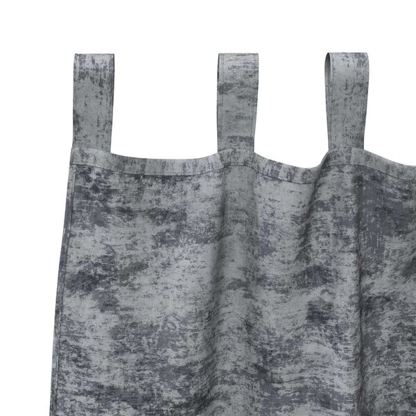 vidaXL Fl&oslash;yel Gardiner med gardiner 2 pcs S&oslash;lvgr&aring; 260 x 140 cm Fl&oslash;yel