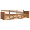 vidaXL Utend&oslash;rs sofa-sett 3 pcs Naturlig Solid akasietre