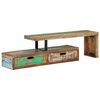 vidaXL TV-stativ (118&ndash;200) x 30 x 40 cm gjenvunnet heltre