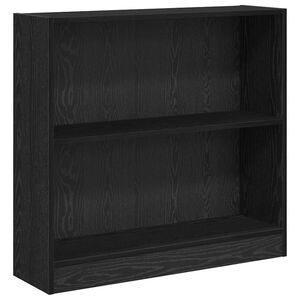 vidaXL Bokhylle 80 x 24 x 76 cm Konstruert tre Svart Eik