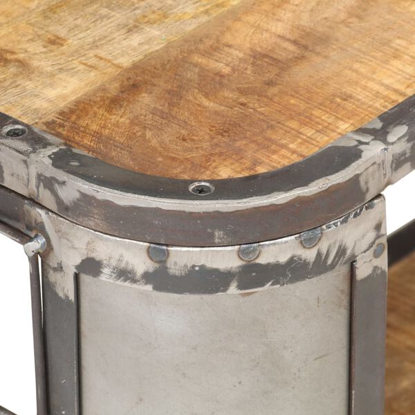 vidaXL TV-benk 90x30x40 cm heltre mango