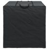 vidaXL Utendørs lagringsbag Svart 80 x 80 x 60 cm 600D stoff