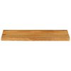vidaXL Bordplate med naturlig kant 70x30x2,5 cm heltre mango