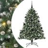 vidaXL Kunstig juletre gr&oslash;nn 150 cm PVC og plast og st&aring;l