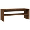 vidaXL Salongbord brun eik 100x40x40 cm konstruert tre