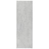 vidaXL Skohylle betonggrå 54x34x100,5 cm konstruert tre