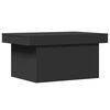 vidaXL Salongbord svart 80x55x40 cm konstruert tre